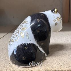 Royal Crown Derby Baby Panda Gold Stopper New Boxed Genuine