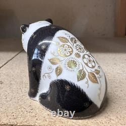 Royal Crown Derby Baby Panda Gold Stopper New Boxed Genuine