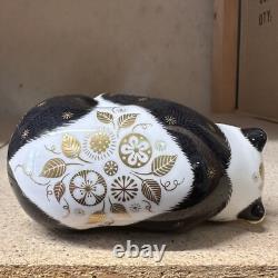 Royal Crown Derby Baby Panda Gold Stopper New Boxed Genuine