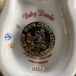 Royal Crown Derby Baby Panda Gold Stopper New Boxed Genuine