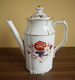 Royal Crown Derby Bali Coffee pot 1st quality