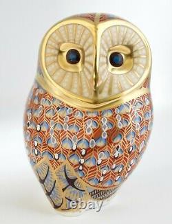 Royal Crown Derby Barn Owl Bird Paperweight New 1st Quality Boxed