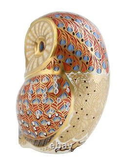 Royal Crown Derby Barn Owl Bird Paperweight New 1st Quality Boxed