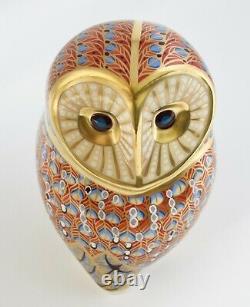 Royal Crown Derby Barn Owl Bird Paperweight New 1st Quality Boxed