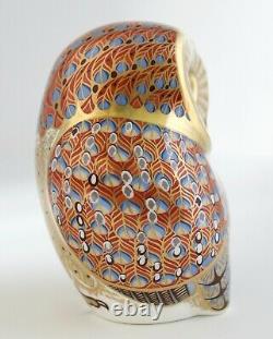 Royal Crown Derby Barn Owl Bird Paperweight New 1st Quality Boxed