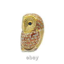 Royal Crown Derby Barn Owl Paperweight 1st Quality