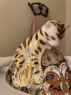 Royal Crown Derby'Bengal Tiger Cub' Paperweight, 1st Quality(1995)