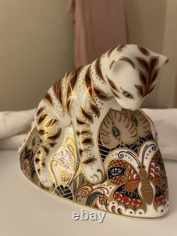Royal Crown Derby'Bengal Tiger Cub' Paperweight, 1st Quality(1995)
