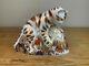 Royal Crown Derby Bengal Tiger Cub Porcelain Paperweight, With Gold Stopper