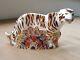 Royal Crown Derby Bengal Tiger Paperweight, Bnib, Perfect, Gold Stopper
