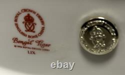 Royal Crown Derby Bengal Tiger Paperweight with Gold Stopper
