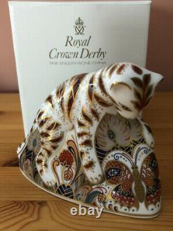 Royal Crown Derby Bennett's of Derby Bengal Tiger Cub Paperweight. Very Rare