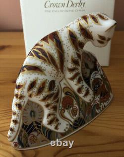 Royal Crown Derby Bennett's of Derby Bengal Tiger Cub Paperweight. Very Rare