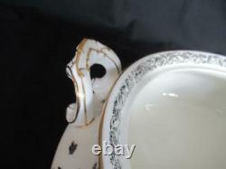 Royal Crown Derby Black Aves A1310 Pattern Soup or VegetableTureen & Cover NEW