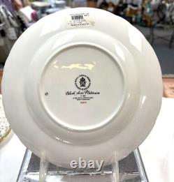 Royal Crown Derby Black Aves Platinum Dessert Plate 8.5D, NEW
