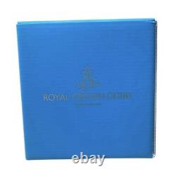 Royal Crown Derby Black & White Mother Cat Gold Stopper New Boxed Genuine