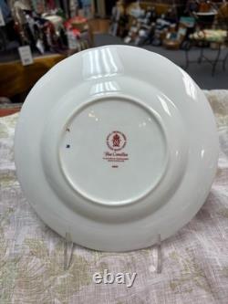 Royal Crown Derby Blue Camellias Accent Plate NEW without Box 8.5