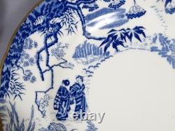 Royal Crown Derby Blue Mikado Dinner Plate Coffee Tea cup England NEW PERFECT