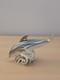 Royal Crown Derby Blue Stripe Dolphin Paperweight Gold Stopper Mm With Box