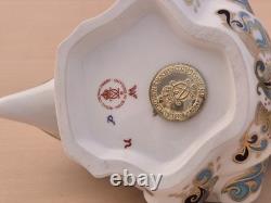 Royal Crown Derby Blue Stripe Dolphin Paperweight Gold Stopper MM with Box