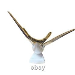 Royal Crown Derby Blue Swallow Paperweight Gold Stopper New Boxed Genuine