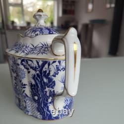 Royal Crown Derby Blue & White Oriental MIKADO Large Teapot