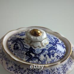 Royal Crown Derby Blue & White Oriental MIKADO Large Teapot