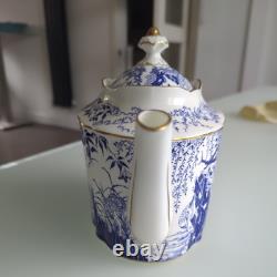 Royal Crown Derby Blue & White Oriental MIKADO Large Teapot