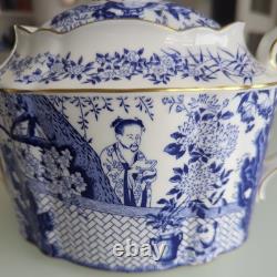 Royal Crown Derby Blue & White Oriental MIKADO Large Teapot