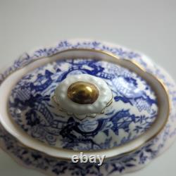 Royal Crown Derby Blue & White Oriental MIKADO Large Teapot