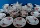 Royal Crown Derby Bone China Posies Tea Set Teapot Service Cups Saucers 8 Trios