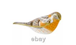 Royal Crown Derby Brambling Bird Paperweight Brand New Boxed 1st Quality