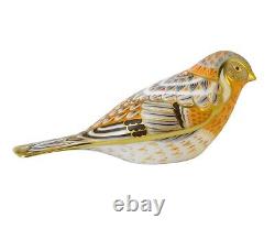Royal Crown Derby Brambling Bird Paperweight New 1st Quality Boxed