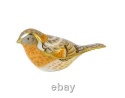 Royal Crown Derby Brambling Bird Paperweight New 1st Quality Boxed