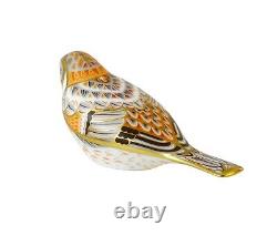 Royal Crown Derby Brambling Bird Paperweight New 1st Quality Boxed