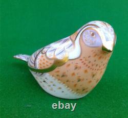 Royal Crown Derby Brambling Paperweight Boxed