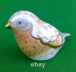 Royal Crown Derby Brambling Paperweight Boxed