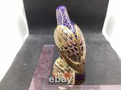 Royal Crown Derby Bronzed Wing Parrot Gold Stopper 1st Quality