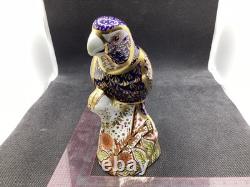 Royal Crown Derby Bronzed Wing Parrot Gold Stopper 1st Quality