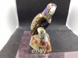 Royal Crown Derby Bronzed Wing Parrot Gold Stopper 1st Quality