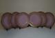 Royal Crown Derby Bruce Oldfield Dapple 8.5 Set Of 6 Plates, First, Gold Pink