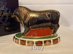 Royal Crown Derby Bull Paperweight