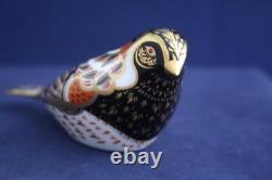 Royal Crown Derby Bunting Paperweight New / Boxed Gold Stopper
