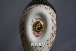 Royal Crown Derby Bunting Paperweight New / Boxed Gold Stopper