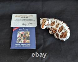 Royal Crown Derby CHINESE NEW YEAR TIGER 2010 Paperweight Gold Backstamp Edition