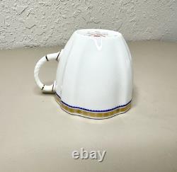 Royal Crown Derby Carlton Blue 5pc Place Setting. New Without Box
