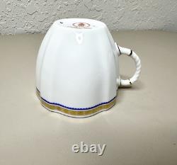 Royal Crown Derby Carlton Blue 5pc Place Setting. New Without Box