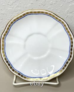 Royal Crown Derby Carlton Blue 5pc Place Setting. New Without Box