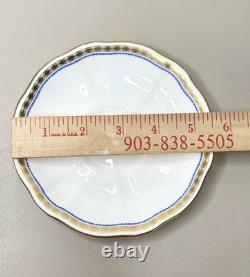 Royal Crown Derby Carlton Blue 5pc Place Setting. New Without Box