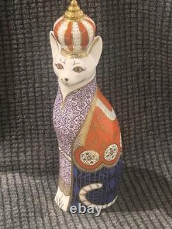 Royal Crown Derby Cats x 6 Excellent Condition Perfect Condition